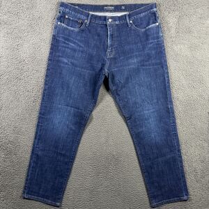 Lucky Brand Jeans Mens 40x32 Blue 221 Original Straight Fit Dark Wash Denim
